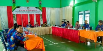 Rapat Koordinasi  Evaluasi Hasil Kunjungan Penjaringan Aspirasi Tokoh Agama di Sungai Raya Kepulauan