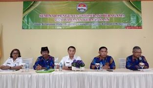 FKUB Kabupaten Bengkayang Gelar Seminar Penguatan Moderasi Beragama bagi Pelajar SMP