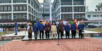 Pengurus FKUB Kabupaten Bengkayang ikuti Upacara Peringatan HUT RI ke 78 di Kantor Bupati Bengkayang