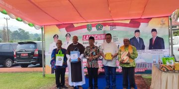 Thai Djun Nen Bawakan Doa pada Launching Kampung Moderasi Beragama Kabupaten Bengkayang Tahun 2023