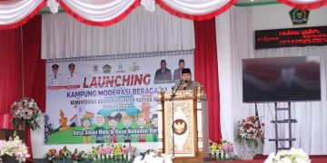 Ketua FKUB Kapuas Hulu Hadiri Launching Kampung Moderasi Beragama
