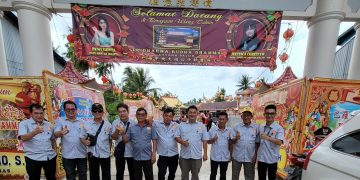 Pengurus Yayasan Vihara Ariamarama Bengkayang Hadiri HUT Thai Pak Kung di Paloh