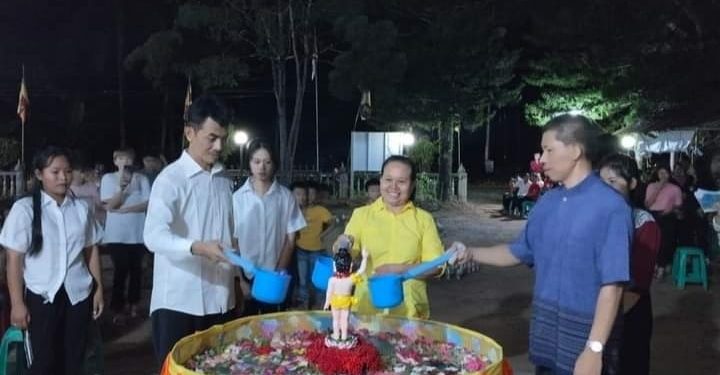 Perayaan Malam Trisuci Waisak di Vihara Dharma Buddha Maitreya Pangkalan Makmur Berlangsung Meriah, Aman, dan Tertib