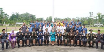Tji Cin Med B.CL Hadiri Upacara Peringatan Hari Lahir Pancasila di Kantor Bupati Bengkayang