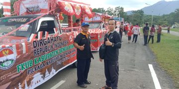 FKUB Kabupaten Bengkayang Partisipasi Lomba Mobil Hias dalam Memeriahkan HUT RI ke-79 Kabupaten Bengkayang