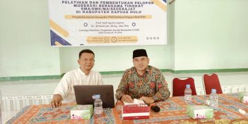 Ketua FKUB Jadi Narasumber Pelatihan dan Pembentukan Pelopor Moderasi Beragama Tingkat Pelajar di Kapuas Hulu