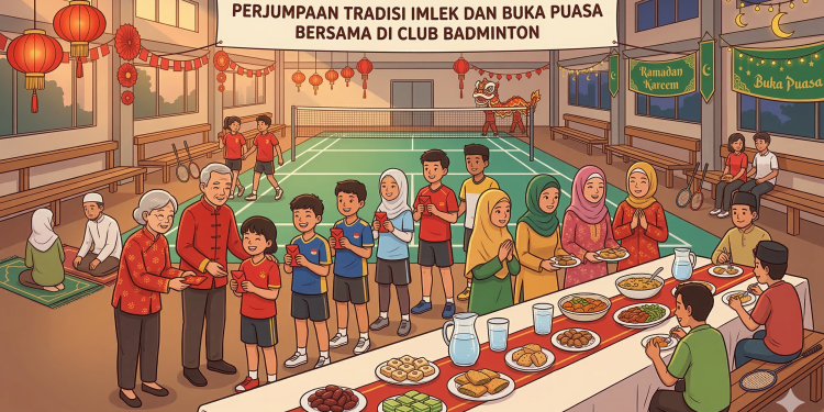 Harmoni Imlek dan Ramadan: Potret Hangat Toleransi di Klub Badminton