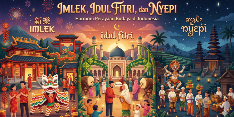 Imlek, Nyepi, dan Idul Fitri